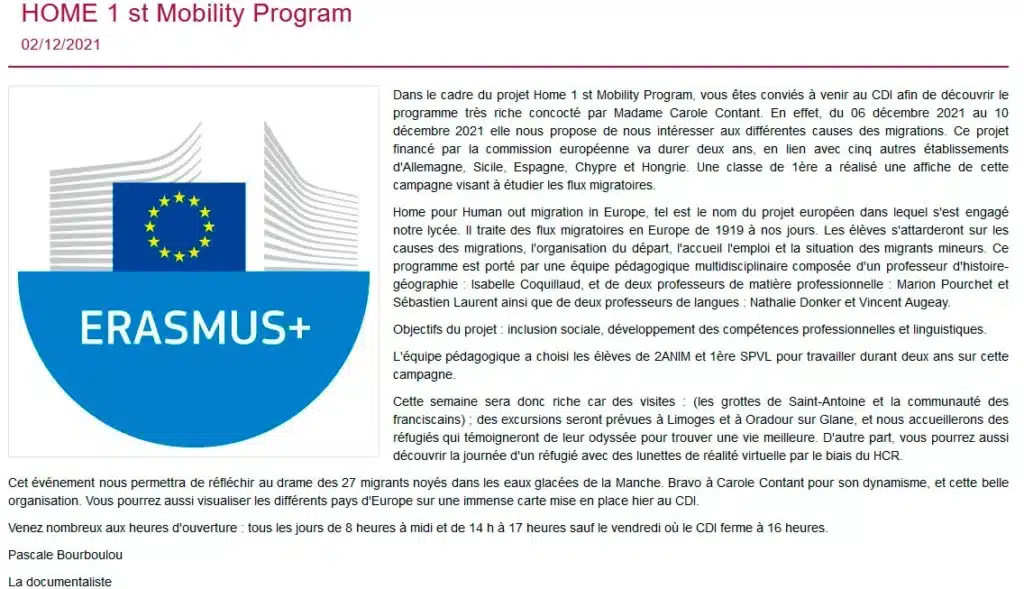 CDI HOME 1 st Mobility Program
