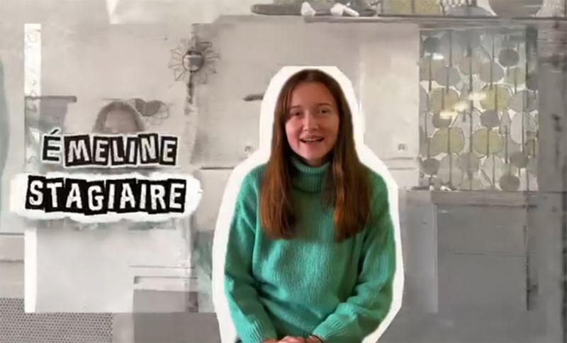 Deux etudiantes de 2eme annee de BTS Tourisme en stage chez Spalazen Nature Mise en avant