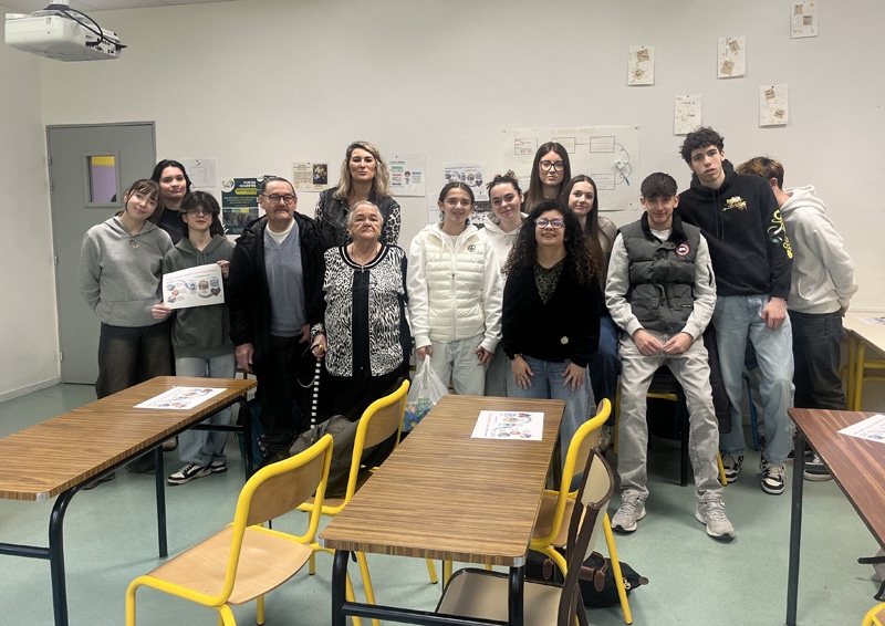 1AEPA ont organise un projet solidaire au sein du Lycee 10 03 2026 Mise en avant