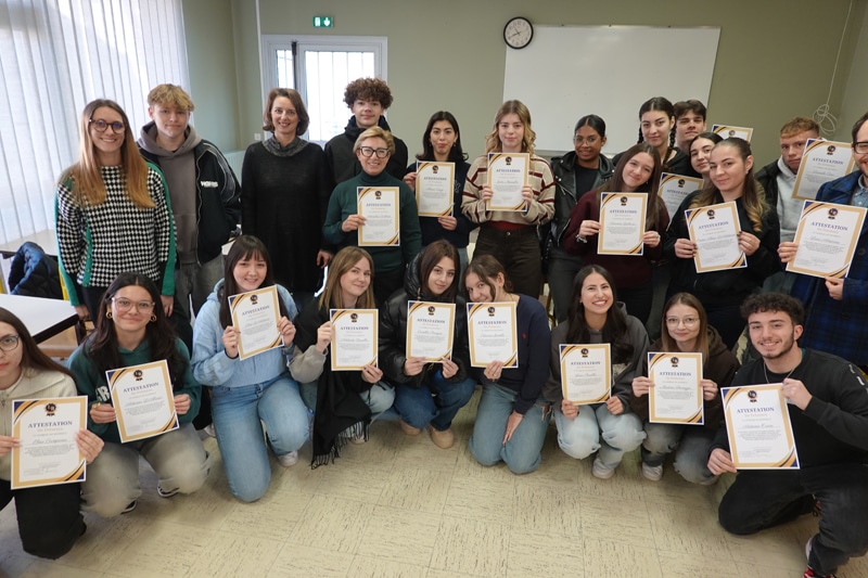 ERASMUS Accueille les italiens Atelier Diplomes Mise en avant