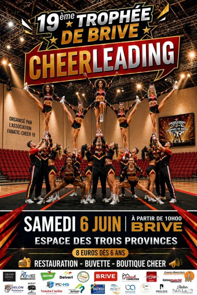 Cheerleading Le samedi 6 juin 2026