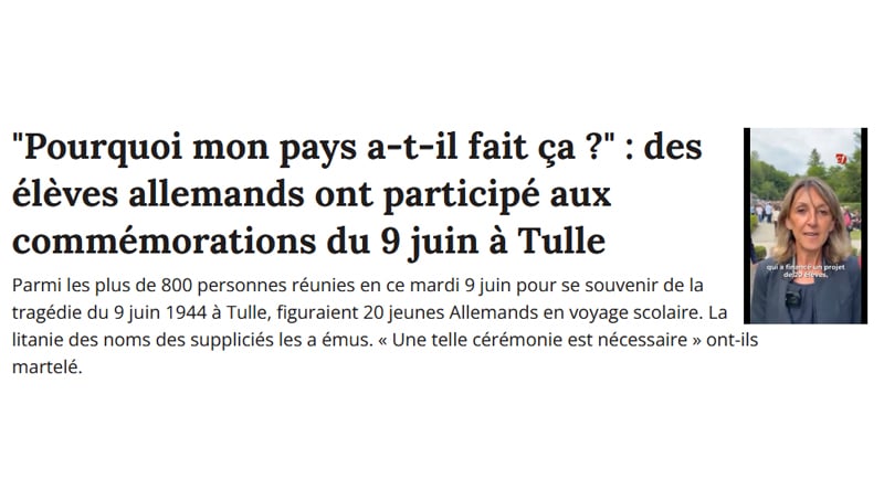 Se souvenir ensemble pour construire lavenir Le 17 juin 2026