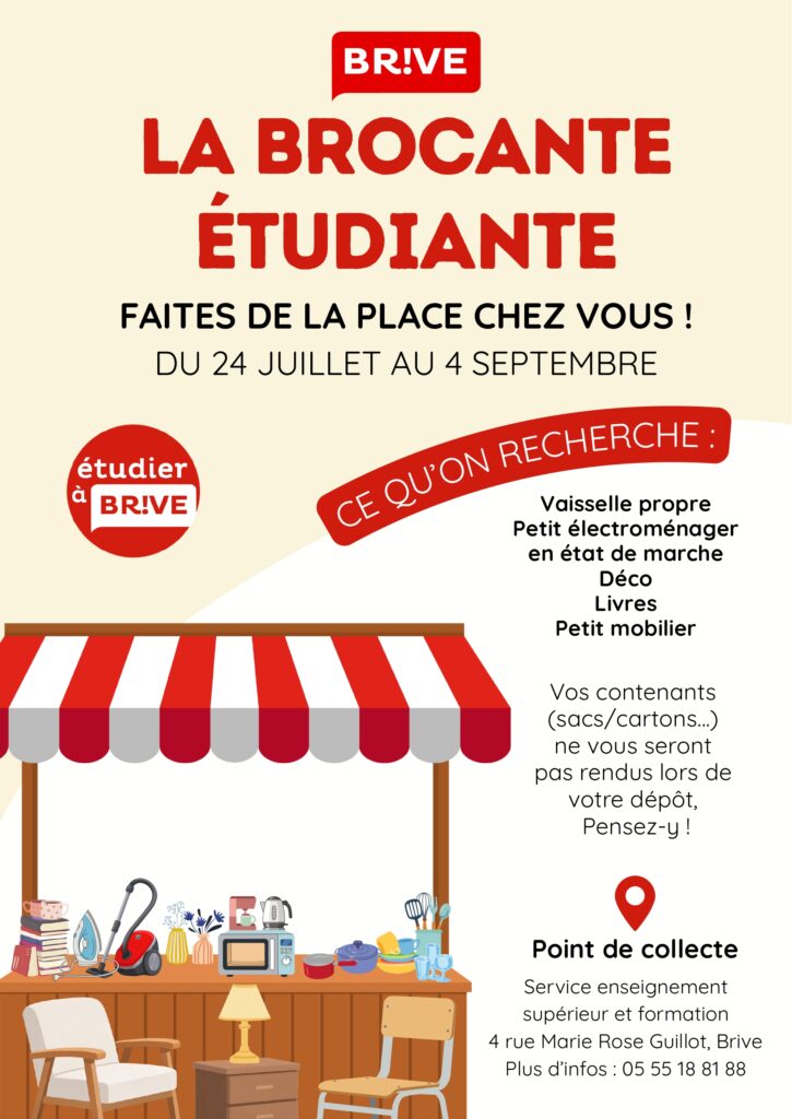 Collecte brocante etudiante