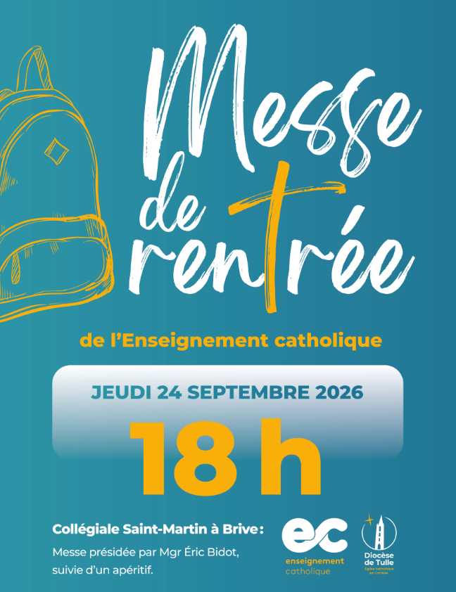 Messe de rentree de lenseignement catholique Le jeudi 24 septembre 2026
